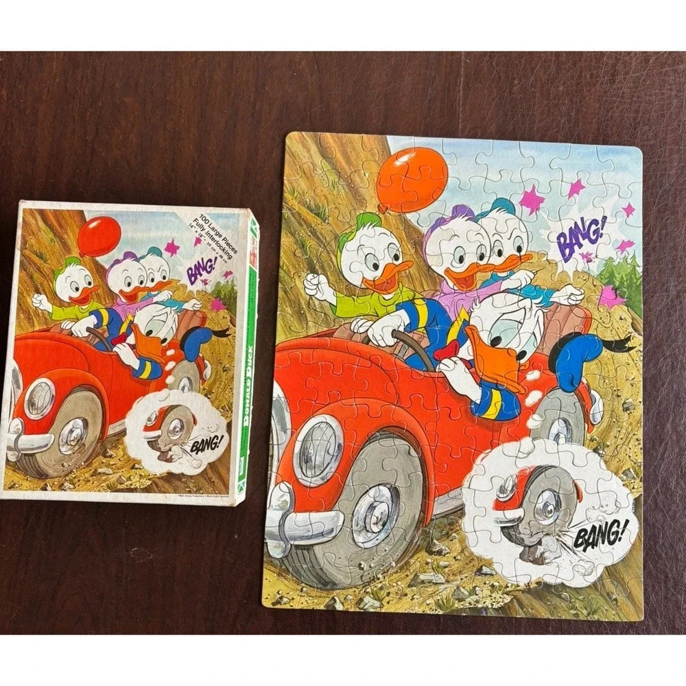 Vintage Whitman Walt‎ Disney Donald Duck & Nephews 100 Piece Puzzle